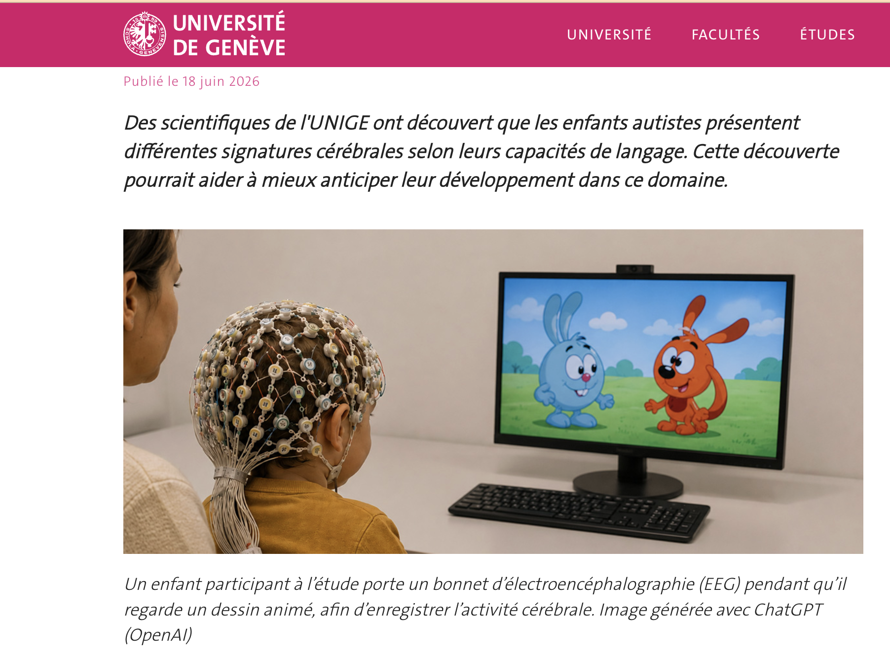 Une analyse des ondes cérébrales pour mieux comprendre les variations de capacités de langage